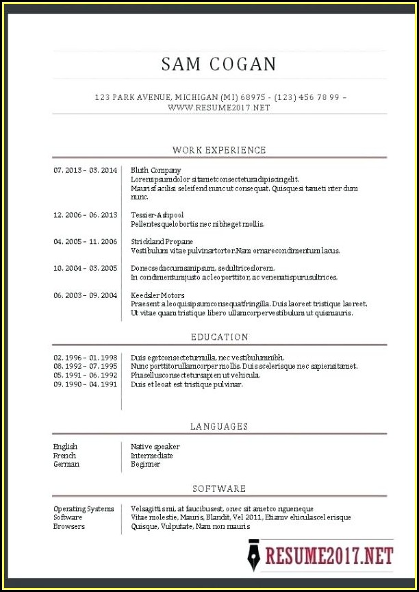Best Resume Builder Free Download Best Resume Builder Free Download