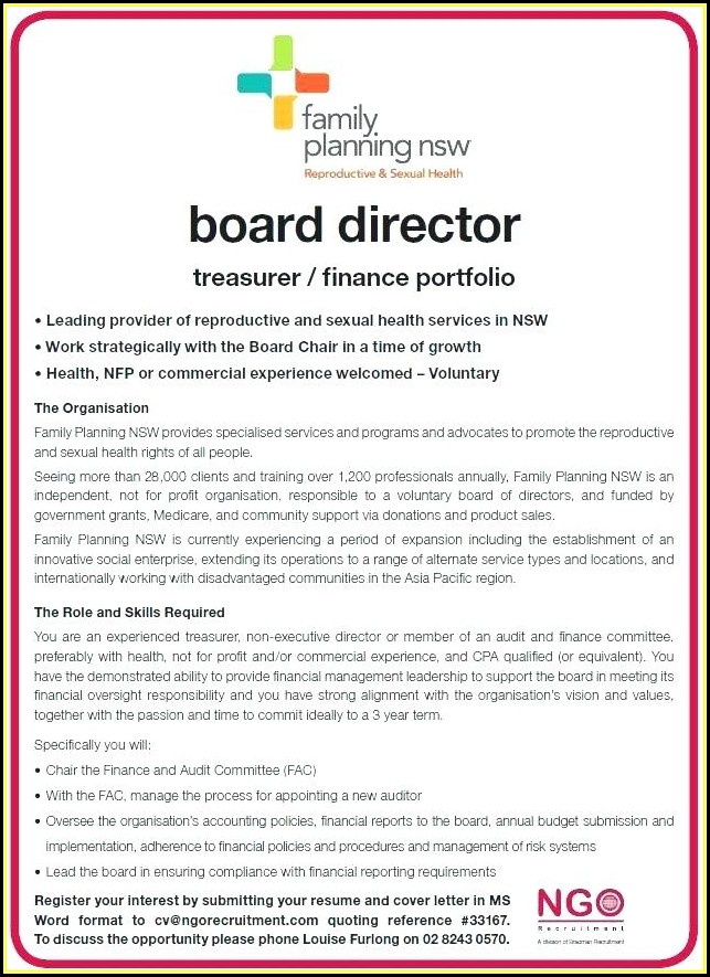 Board Of Director Resume Template Board Of Director Resume Template