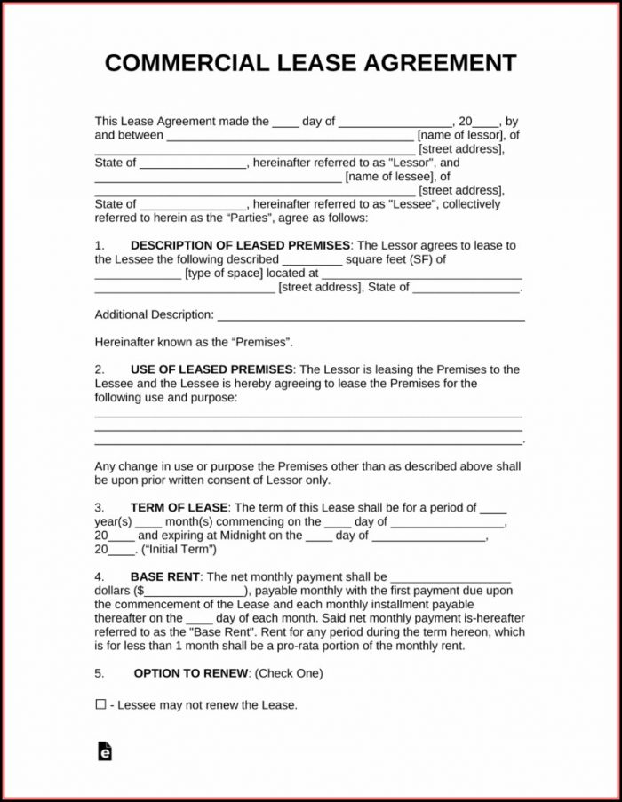 Commercial Lease Forms Free Commercial Lease Forms Free