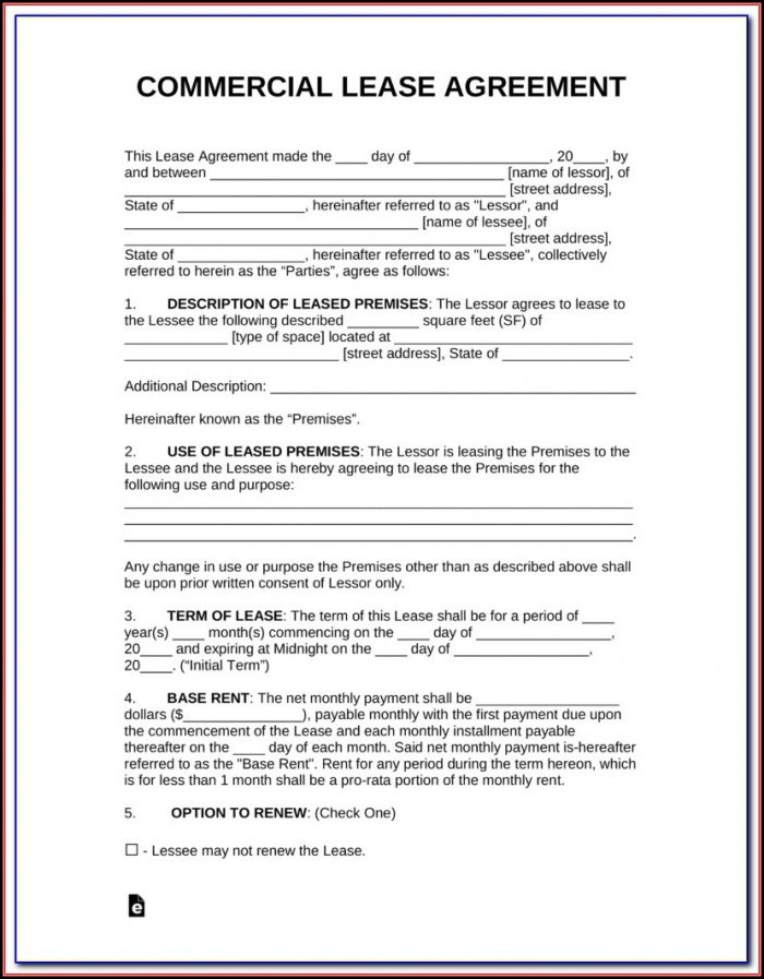 Commercial Lease Forms Ny Commercial Lease Forms Ny