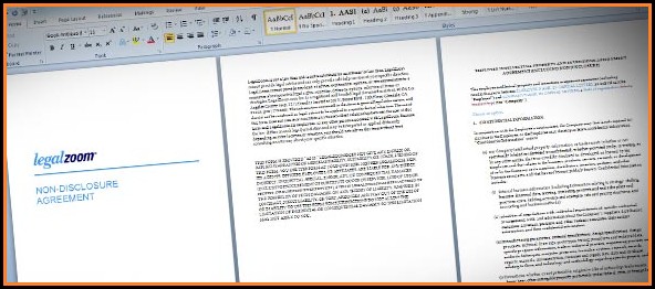 Free Nda Agreement Template Word Free Nda Agreement Template Word
