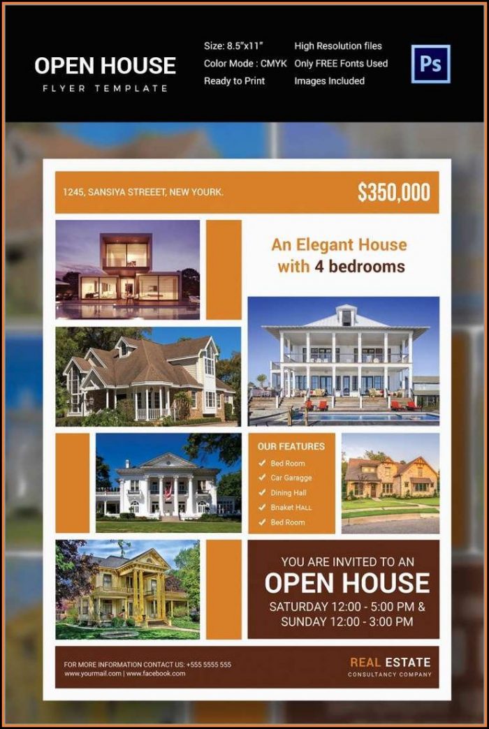 Free Open House Flyer Template Publisher Free Open House Flyer Template Publisher