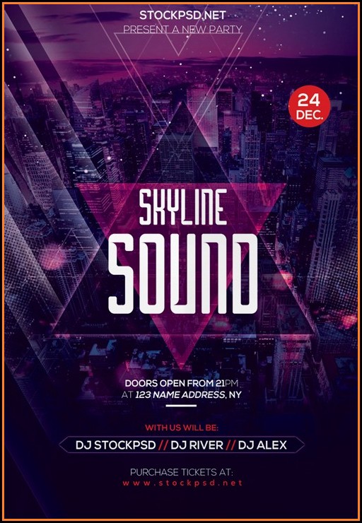 Free Party Flyer Template Free Party Flyer Template