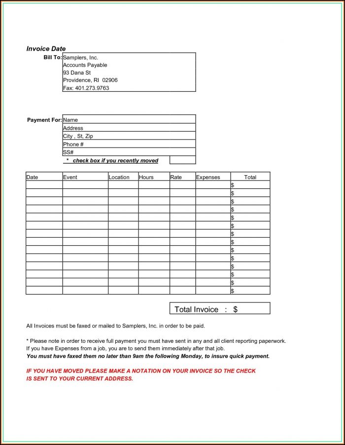 Free Printable Invoice Templates Australia Free Printable Invoice Templates Australia