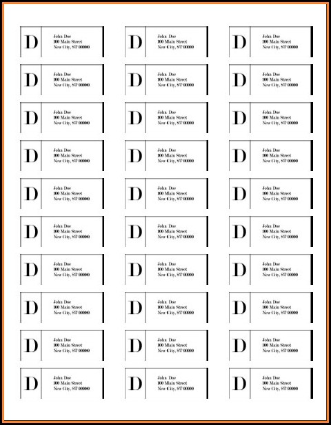 Free Printable Return Address Label Templates Free Printable Return Address Label Templates