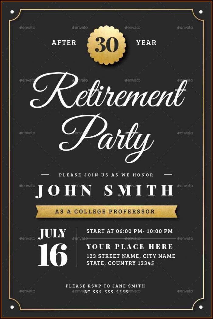 Free Retirement Flyer Template Powerpoint Free Retirement Flyer Template Powerpoint
