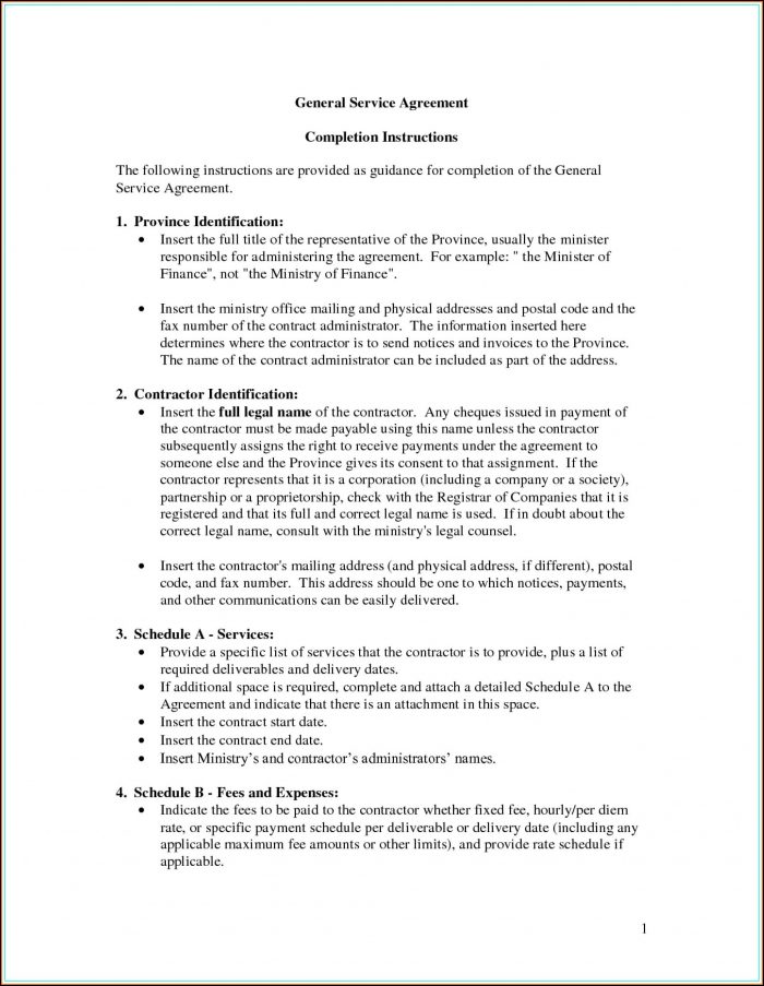Free Service Agreement Template Nz Free Service Agreement Template Nz