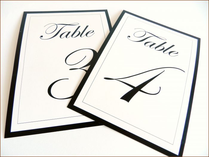 Free Table Number Templates With Photos Free Table Number Templates With Photos