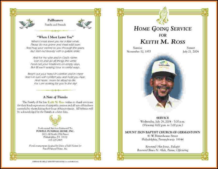 Free Tri Fold Funeral Program Template Microsoft Word Free Tri Fold Funeral Program Template Microsoft Word