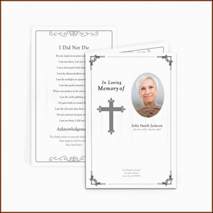 Funeral Announcement Template Free Funeral Announcement Template Free