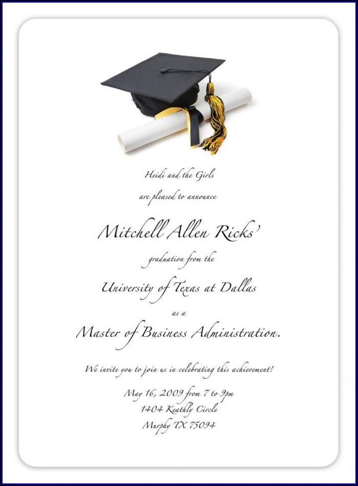 Graduation Party Invitation Templates Free Printable Graduation Party Invitation Templates Free Printable