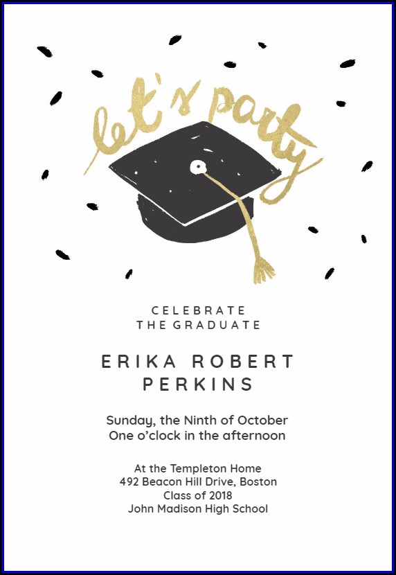 Graduation Party Invitations Template Free Graduation Party Invitations Template Free