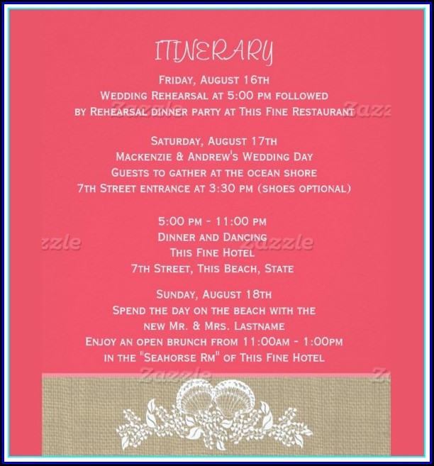 Indian Wedding Itinerary Template Free Indian Wedding Itinerary Template Free
