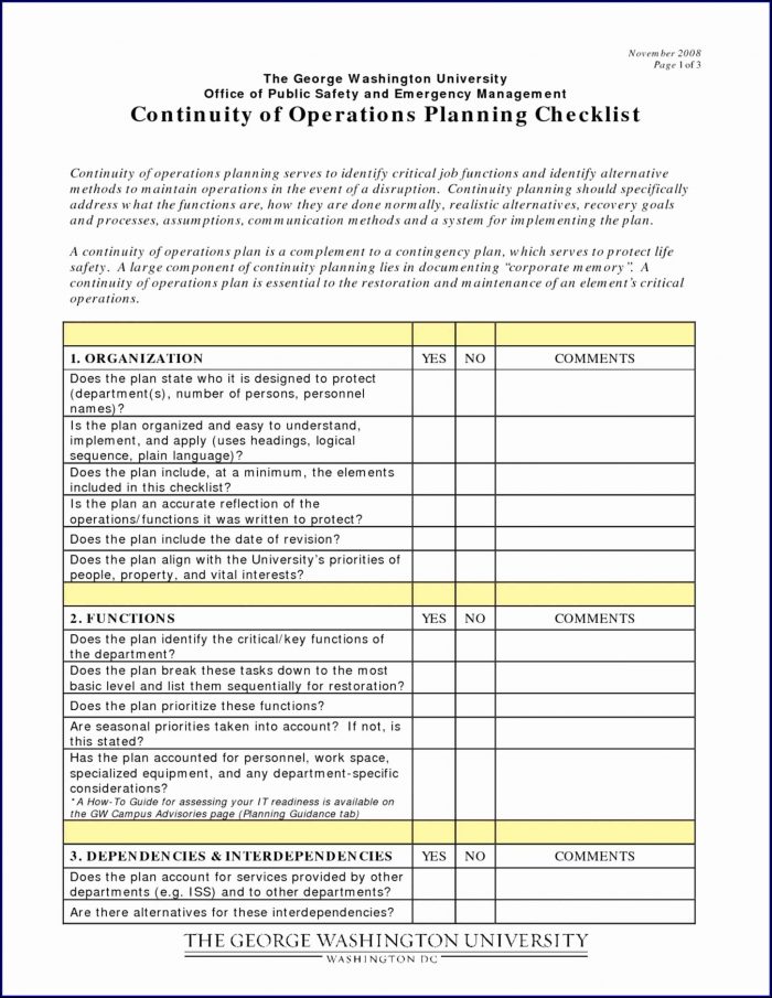 It Disaster Recovery Plan Template For Small Business It Disaster Recovery Plan Template For Small Business