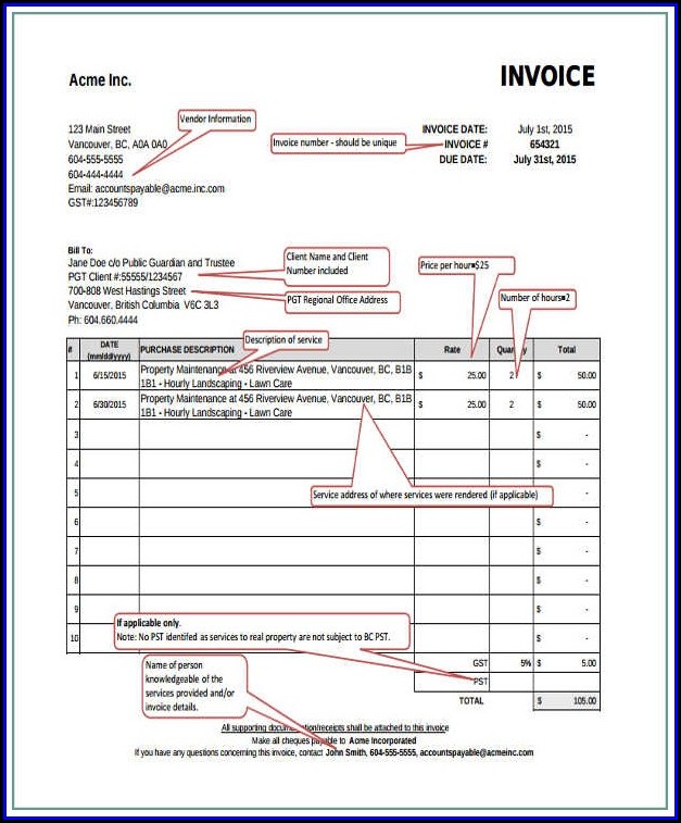 Landscaping Invoice Forms Customizable Landscaping Invoice Forms Customizable