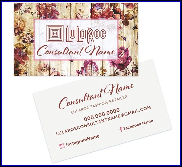 Lularoe Business Card Template Free Lularoe Business Card Template Free