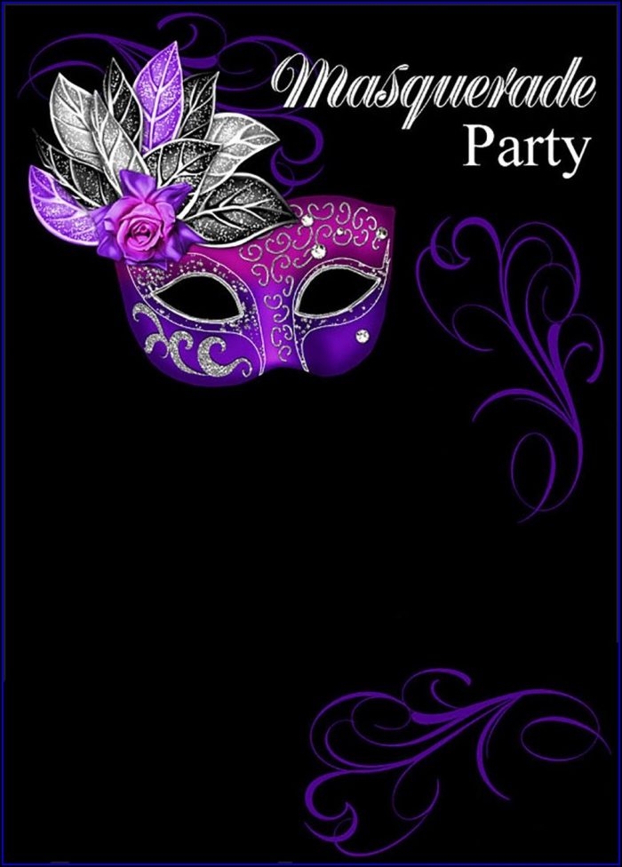 Masquerade Ticket Invitation Template Masquerade Ticket Invitation Template