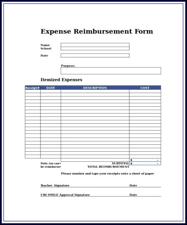 Mileage Expenses Template Uk Mileage Expenses Template Uk