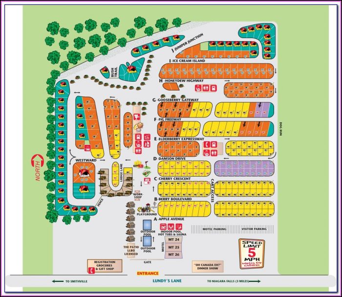 Myrtle Beach Koa Site Map Myrtle Beach Koa Site Map