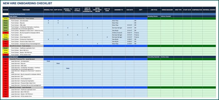 Onboarding Process Template Excel Onboarding Process Template Excel