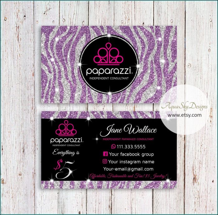 Paparazzi Business Card Templates Paparazzi Business Card Templates