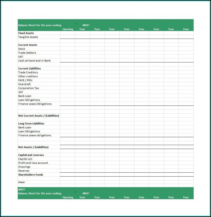 Personal Balance Sheet Template Excel Free Download Personal Balance Sheet Template Excel Free Download