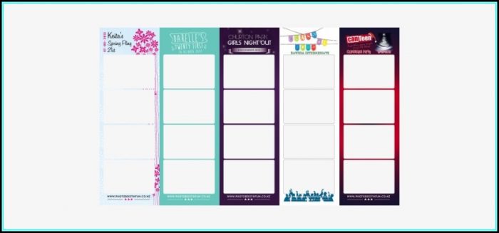 Photo Booth Picture Strip Template Photo Booth Picture Strip Template