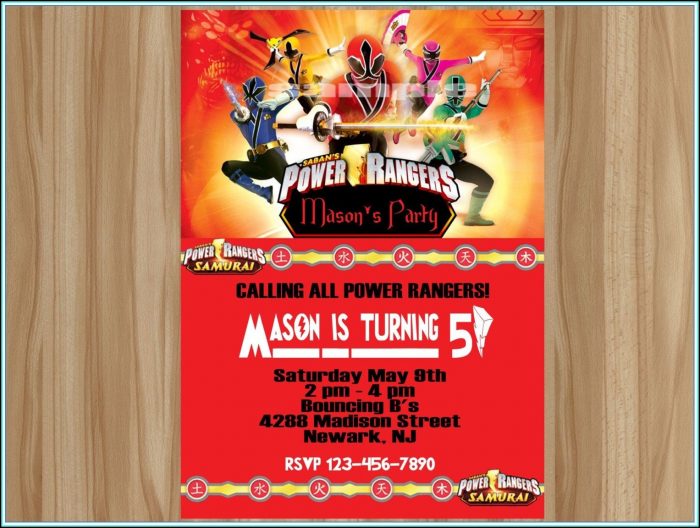 Power Rangers Invitations Template Free Power Rangers Invitations Template Free