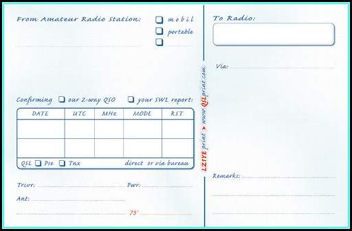 Powerpoint Qsl Card Template Powerpoint Qsl Card Template