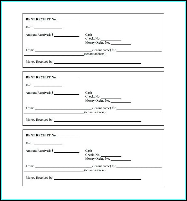 Printable Receipt Example Printable Receipt Example