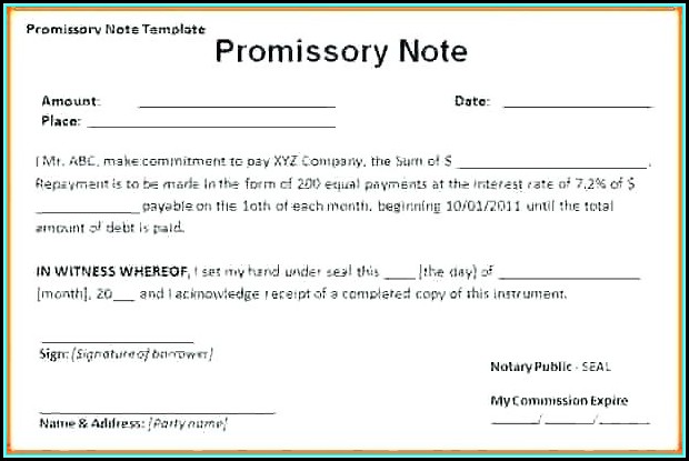 Promissory Note Template Uk Pdf Promissory Note Template Uk Pdf