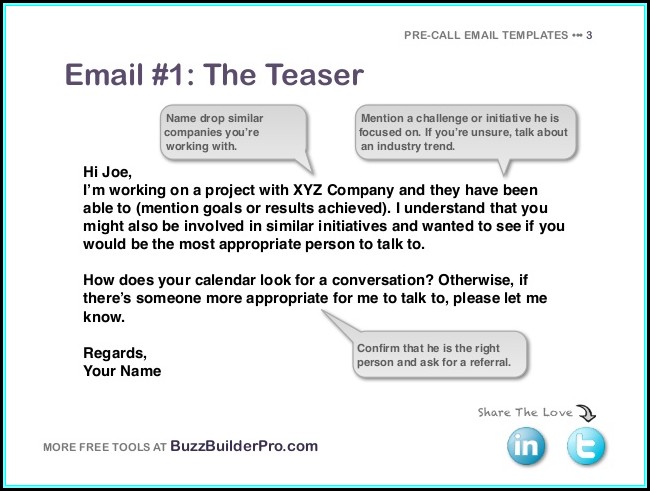 Prospecting Email Templates Prospecting Email Templates