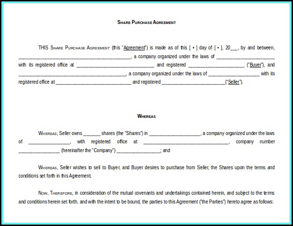 Purchase Agreement Template Microsoft Word Purchase Agreement Template Microsoft Word