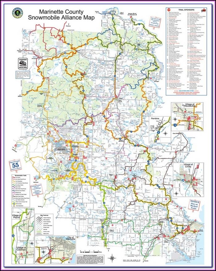 Snowmobile Trail Map Cable Wi Snowmobile Trail Map Cable Wi