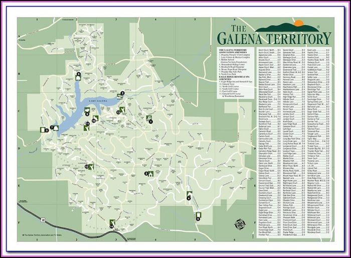 Street Map Of Galena Illinois Street Map Of Galena Illinois