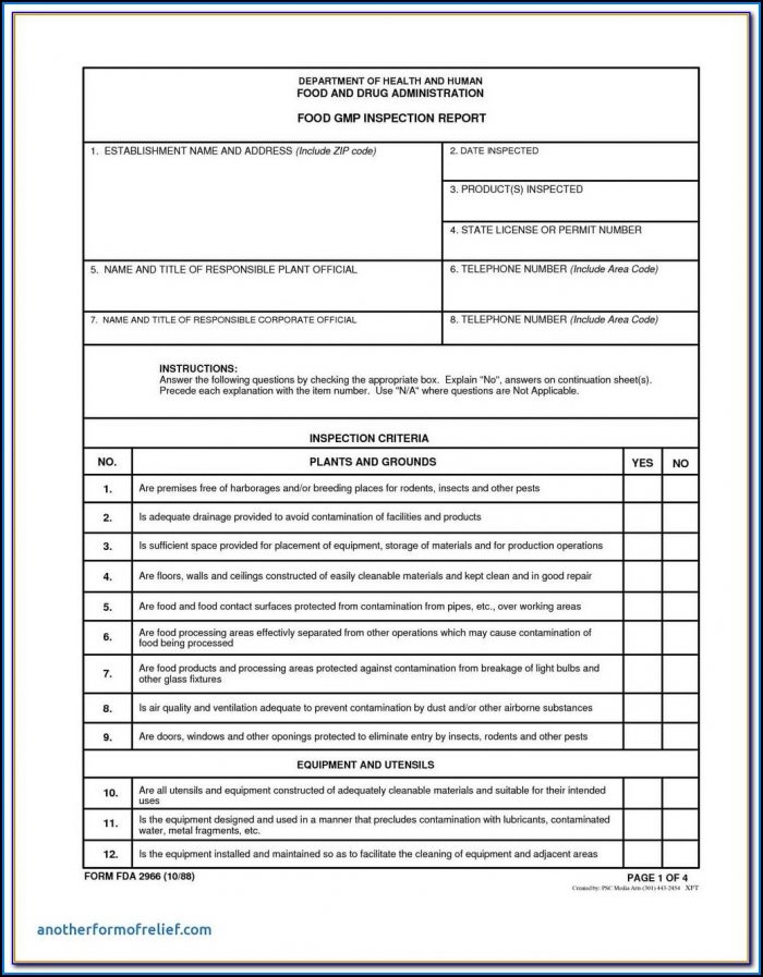 Va Pest Inspection Form Npma 33 Va Pest Inspection Form Npma 33