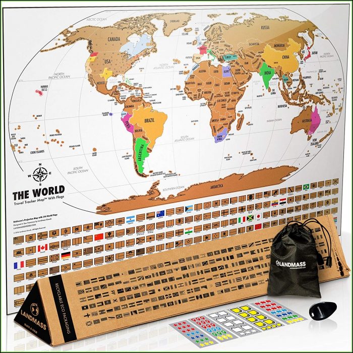 World Travel Tracker Map Scratch Off World Travel Tracker Map Scratch Off