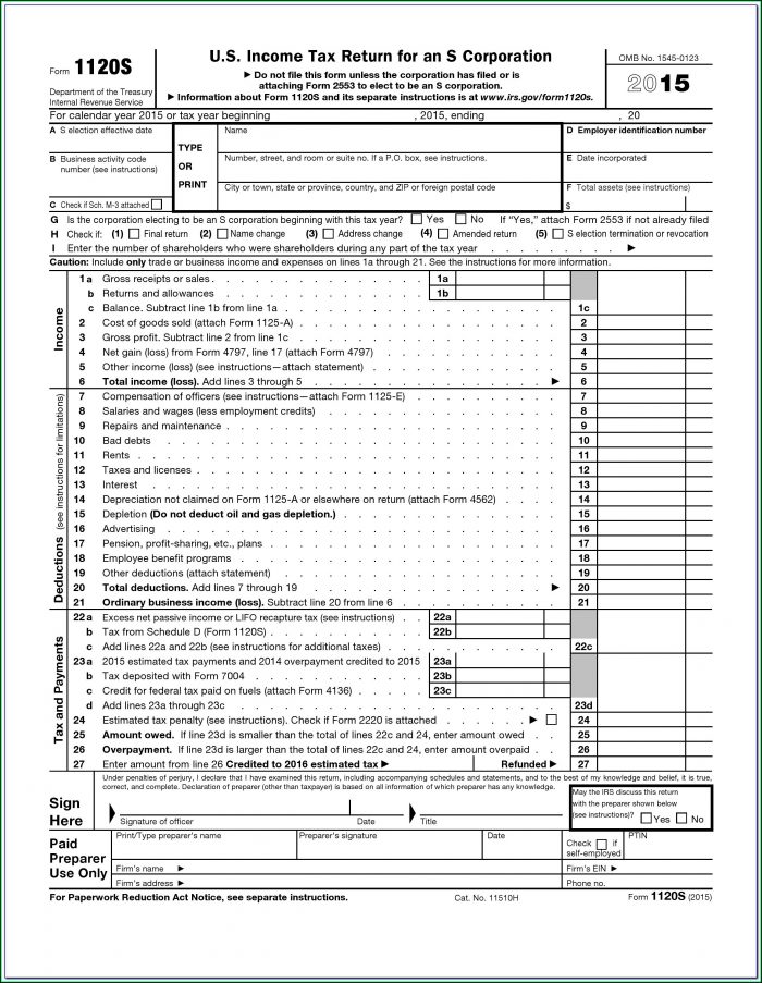 Forming An S Corporation In California Forming An S Corporation In California