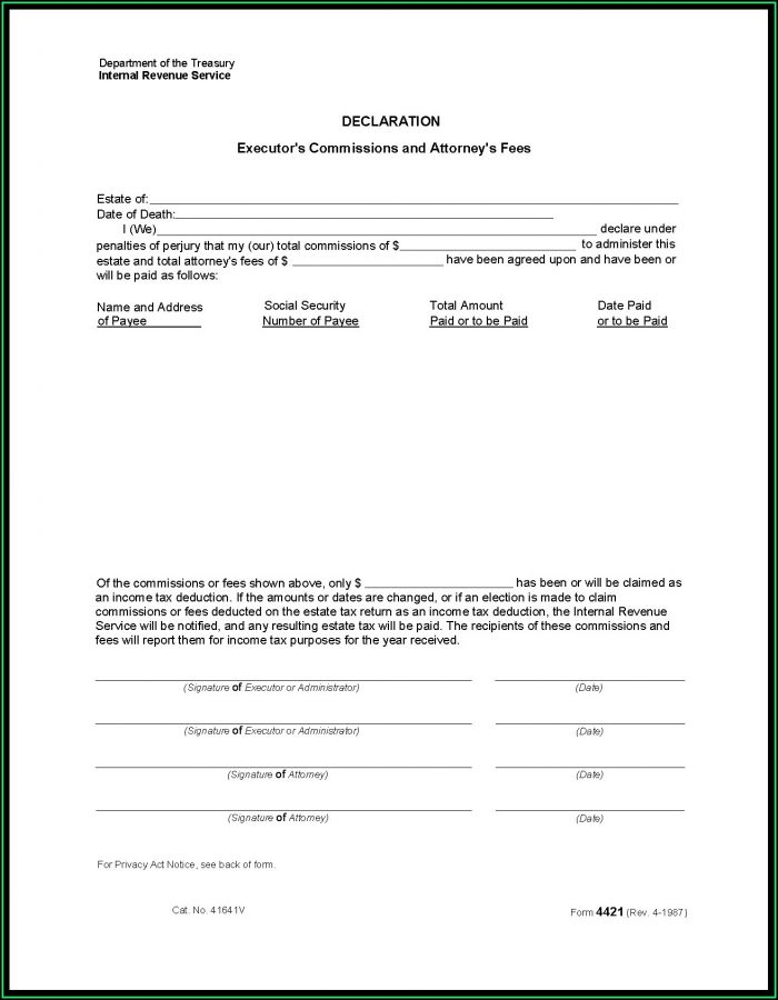 Free Executor Of Estate Form Pdf Free Executor Of Estate Form Pdf
