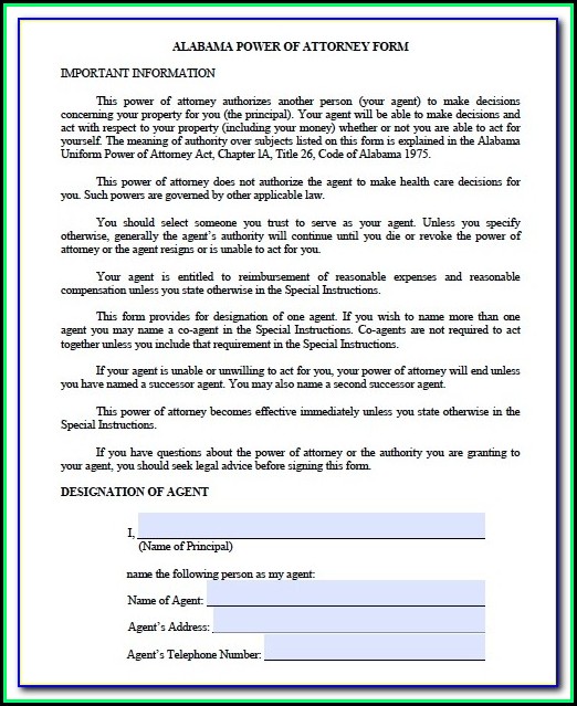 Free Printable Living Will Form Alabama Free Printable Living Will Form Alabama