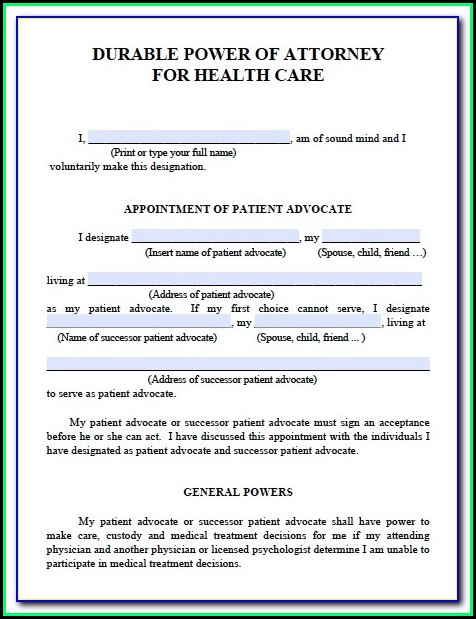 Free Printable Power Of Attorney Form Florida Free Printable Power Of Attorney Form Florida