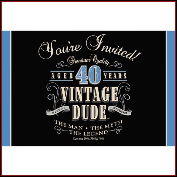 40th Birthday Invitation Templates Free Download 40th Birthday Invitation Templates Free Download