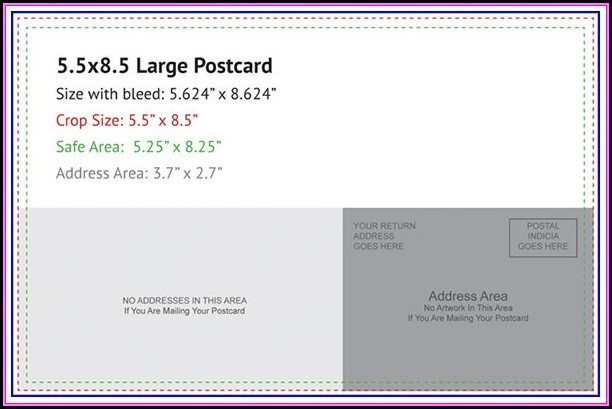 6x9 Postcard Template Indesign 6x9 Postcard Template Indesign