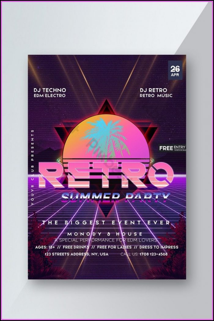 80's Party Invitation Template Free 80's Party Invitation Template Free