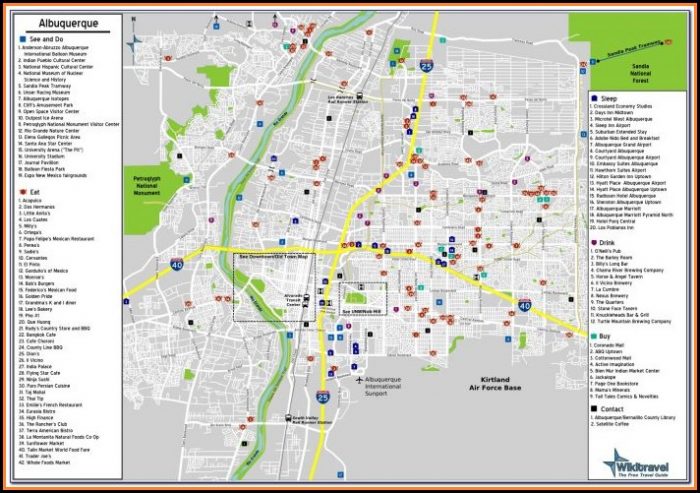 Albuquerque Airport Hotels Map Albuquerque Airport Hotels Map