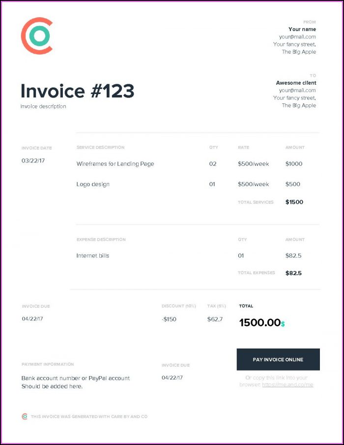 Artist Invoice Template Excel Artist Invoice Template Excel