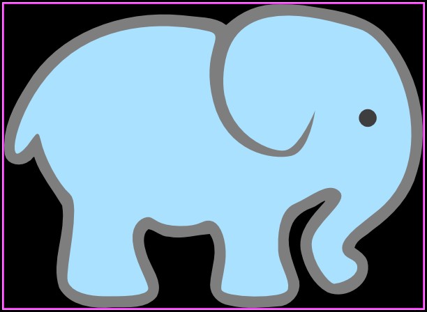 Baby Shower Elephant Template Printable Baby Shower Elephant Template Printable