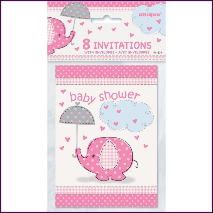 Baby Shower Invitations Girl Walmart Baby Shower Invitations Girl Walmart