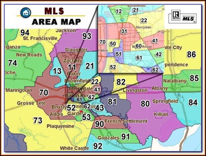 Baton Rouge Real Estate Area Map Baton Rouge Real Estate Area Map