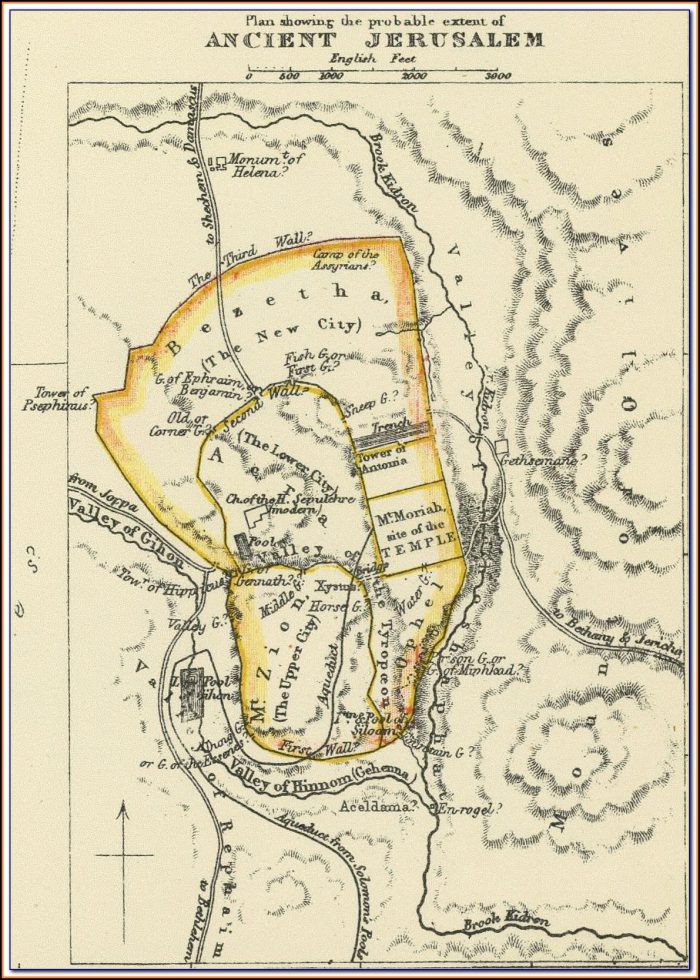 Bible Map Jerusalem To Emmaus Bible Map Jerusalem To Emmaus